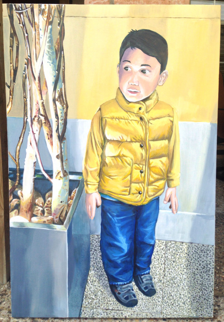 painting of the artist's nephew